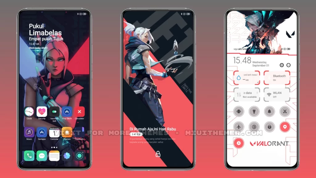 ثيم Valorant V12 MIUI