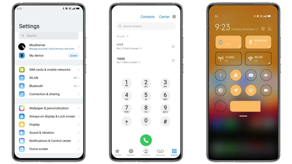 ثيم West v13 MIUI