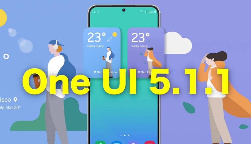 واجهة One UI 5.1.1