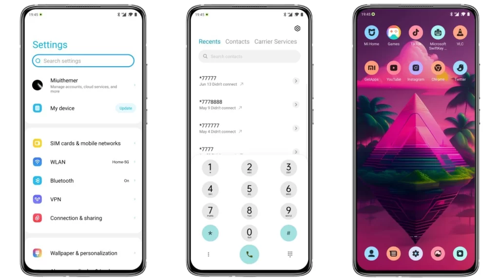ثيم mount_pink MIUI