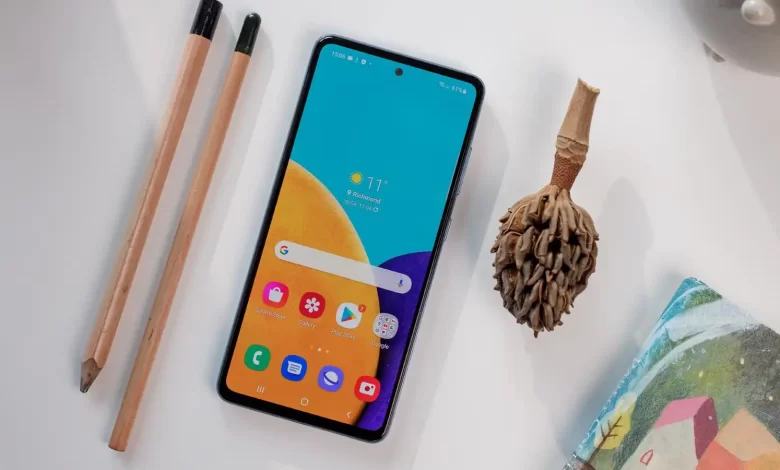 اندرويد 14 وواجهة One UI 6.0 لهاتف جالكسي اى 52