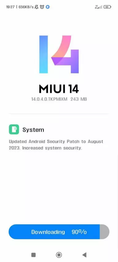 تحديث شاومي MIUI 14 لهاتف بوكو اكس 3 جي تي