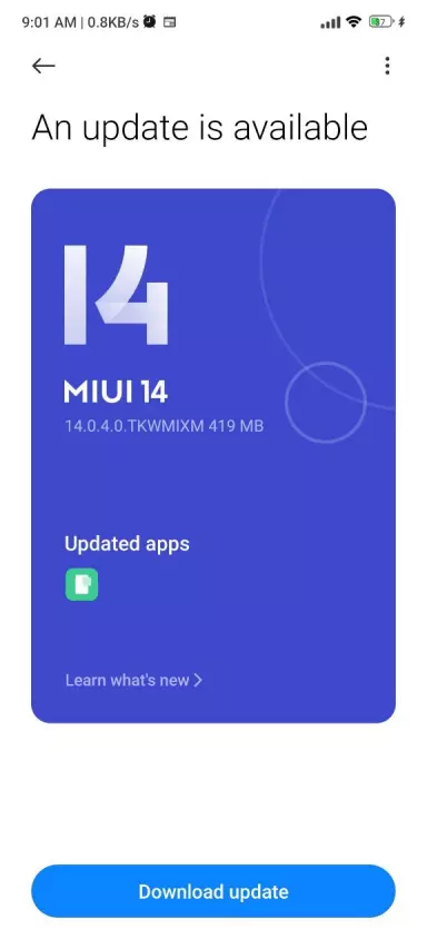 واجهة MIUI 14 النسخة العالمية