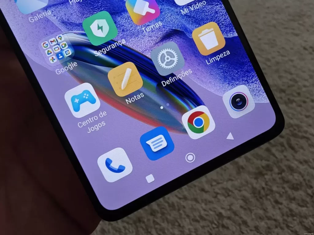 التنقل بالإيماءات في واجهة MIUI