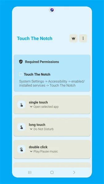 تطبيق Touch the Notch لهواتف شاومي