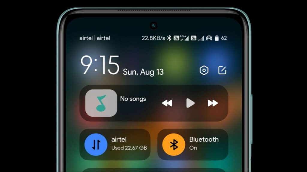 مركز تحكم واجهة One UI 6 على هواتف شاومي