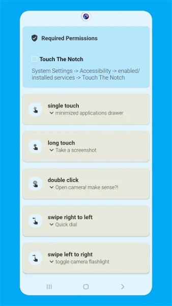 تطبيق Touch the Notch لهواتف شاومي