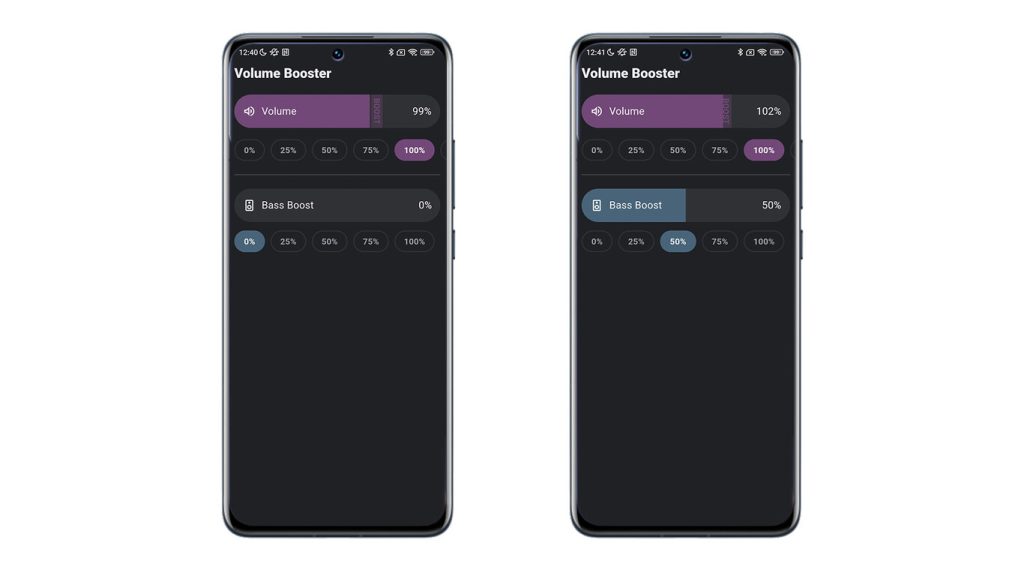 تطبيق Volume Booster Material لهواتف شاومي