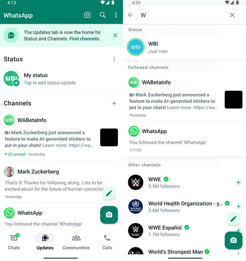 تطورات مهمة في تحديث واتساب