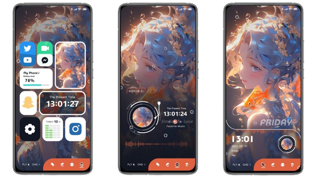 ثيم Koi Girl MIUI