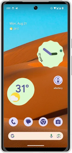 تطبيق aBattery - Battery health
