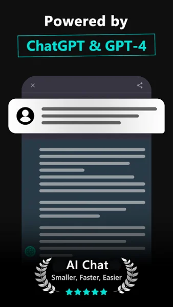 تطبيق AI Chatbot Assistant