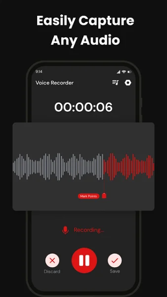 تطبيق Voice Recorder
