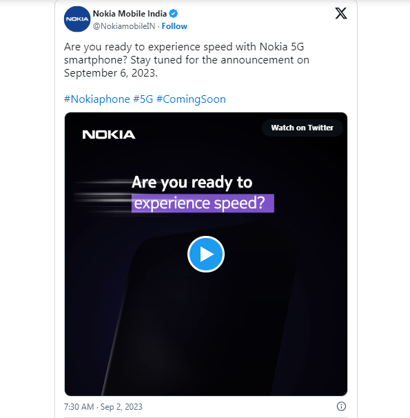 هاتف نوكيا 5G جديد