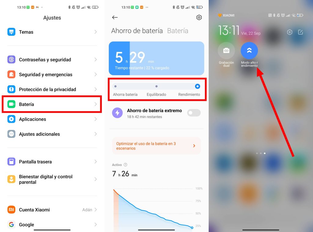 وضع الأداء العالي في هواتف Xiaomi 