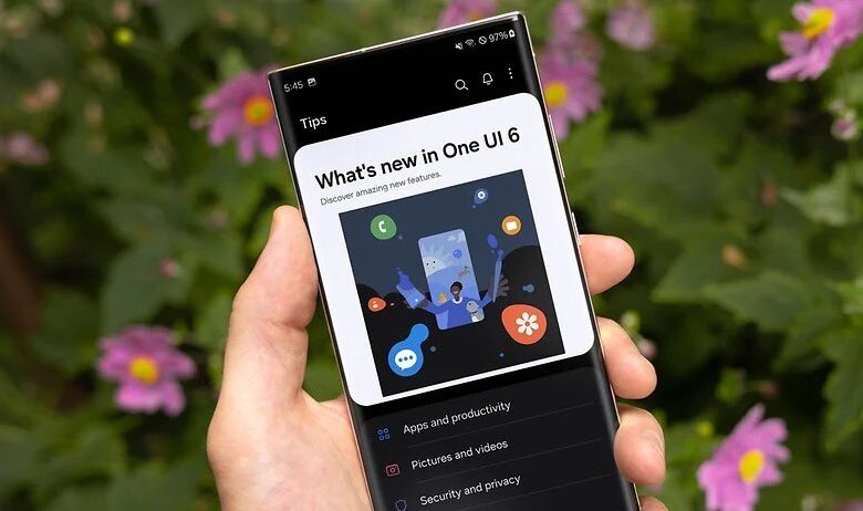 تحديث واجهة One UI 6 و Android 14