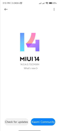 تحديث MIUI 14