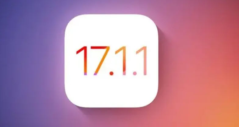 تحديث iOS 17.1.1