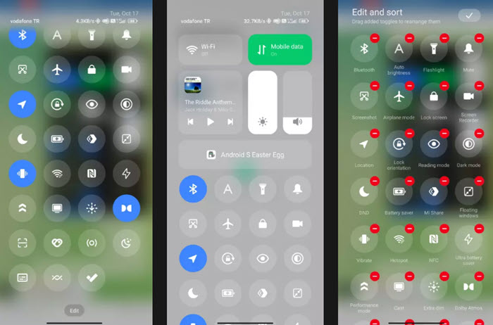 HyperOS Control Center