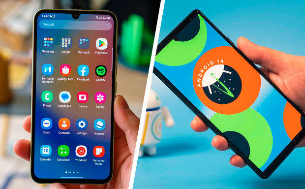 تحديث أندرويد 14 و One UI 6
