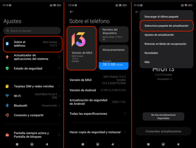 التحديث من MIUI 13 إلى MIUI 14