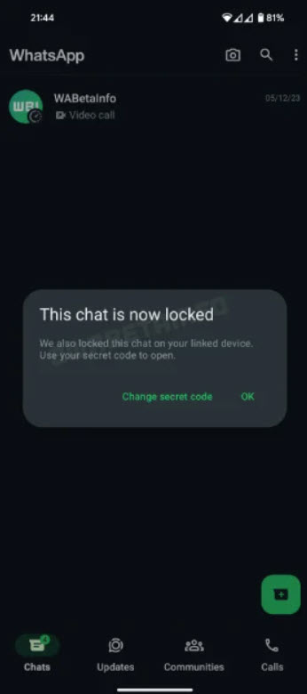 تحديث واتساب