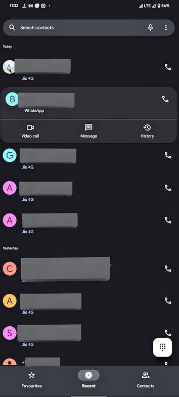 تطبيق Google Phone