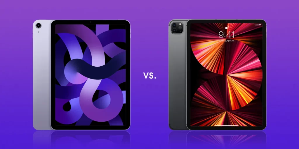 ipad pro and ipad air