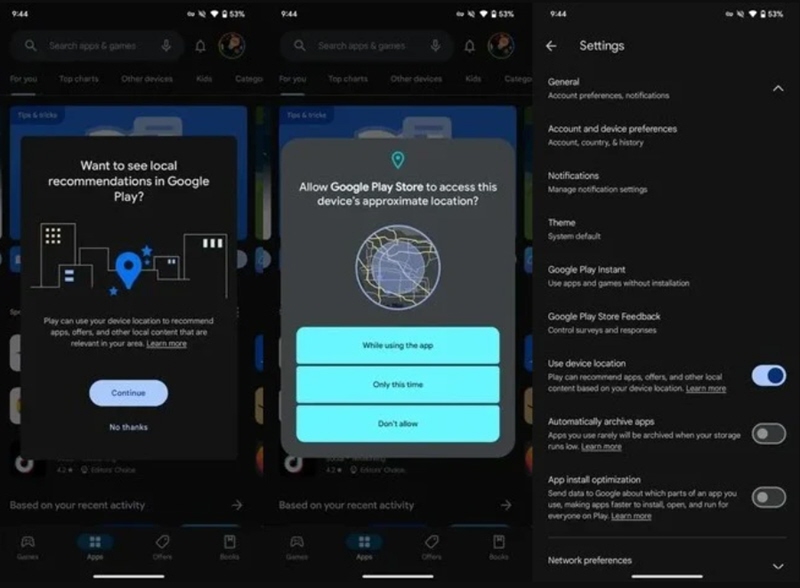 في خطوة تهدف إلى تحسين تجربة المستخدم، سيبدأ متجر جوجل بلاي في طلب موقع المستخدمين لتقديم توصيات مخصصة تتعلق بالتطبيقات، العروض، والمحتويات الأخرى في منطقتهم.