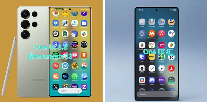 واجهة One UI 8.5