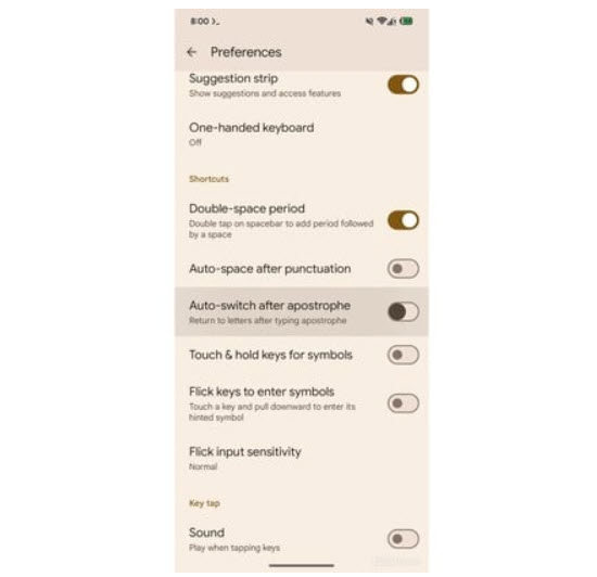 تطبيق لوحة المفاتيح Gboard