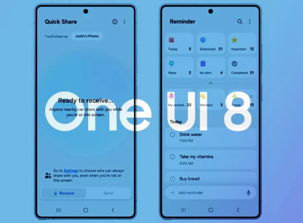 تحديث واجهة One UI 8