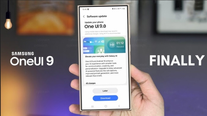 واجهة One UI 9.0