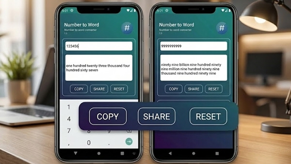 تطبيق Number to Word