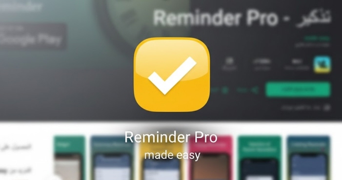 تطبيق Reminder Pro