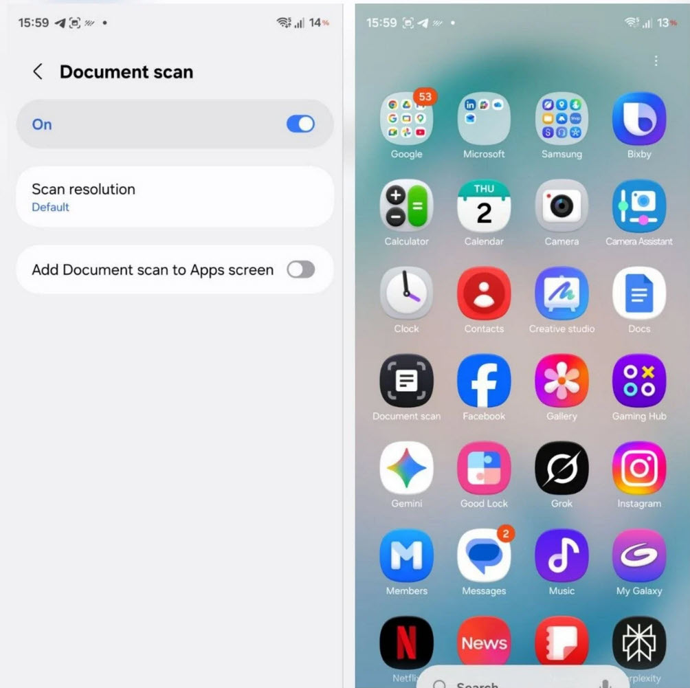 واجهة One UI 8.5