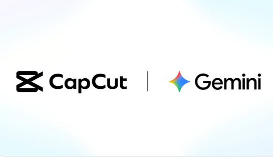 كاب كت CapCut يتعاون مع جيميناي Gemini