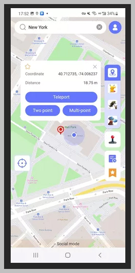 أداة تغيير موقع GPS على هواتف أندرويد